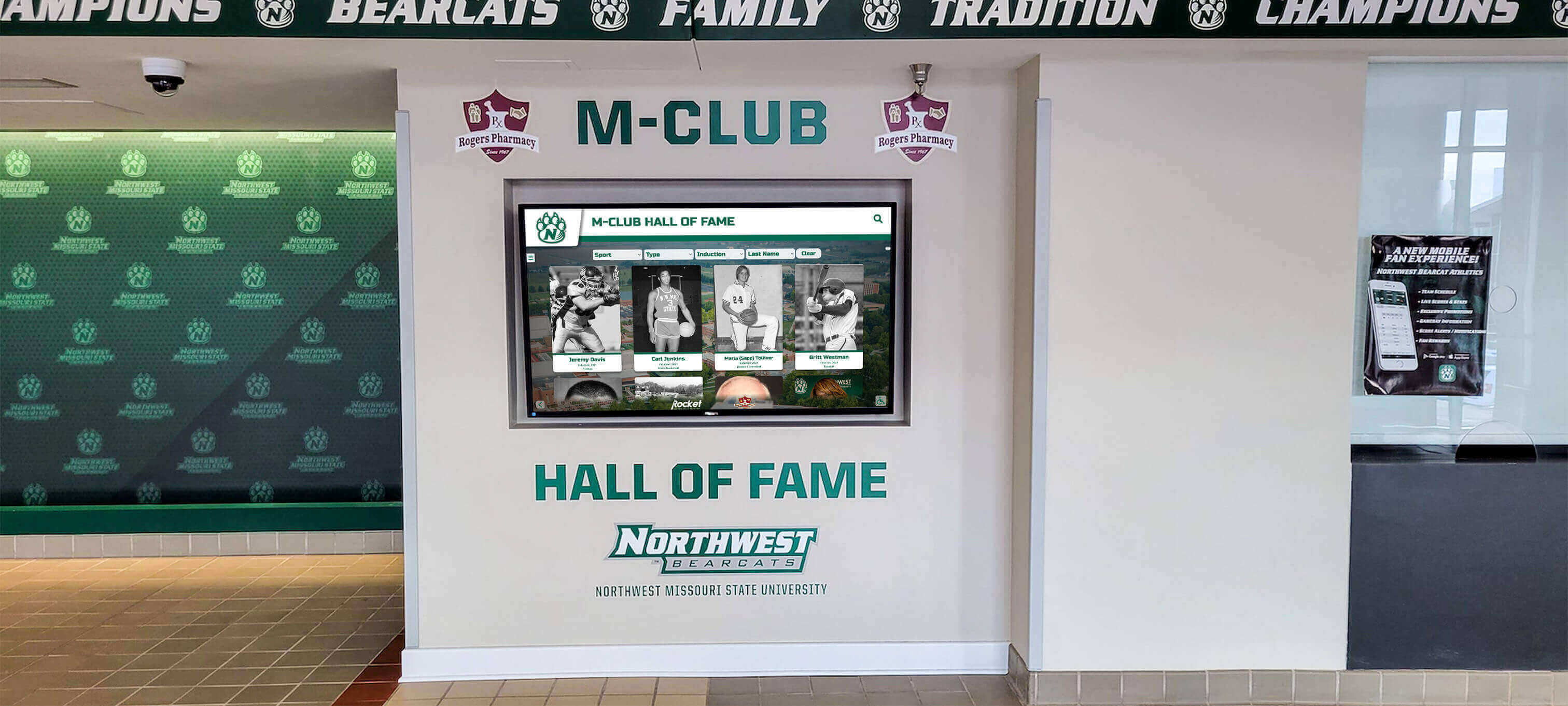 Hall of fame display