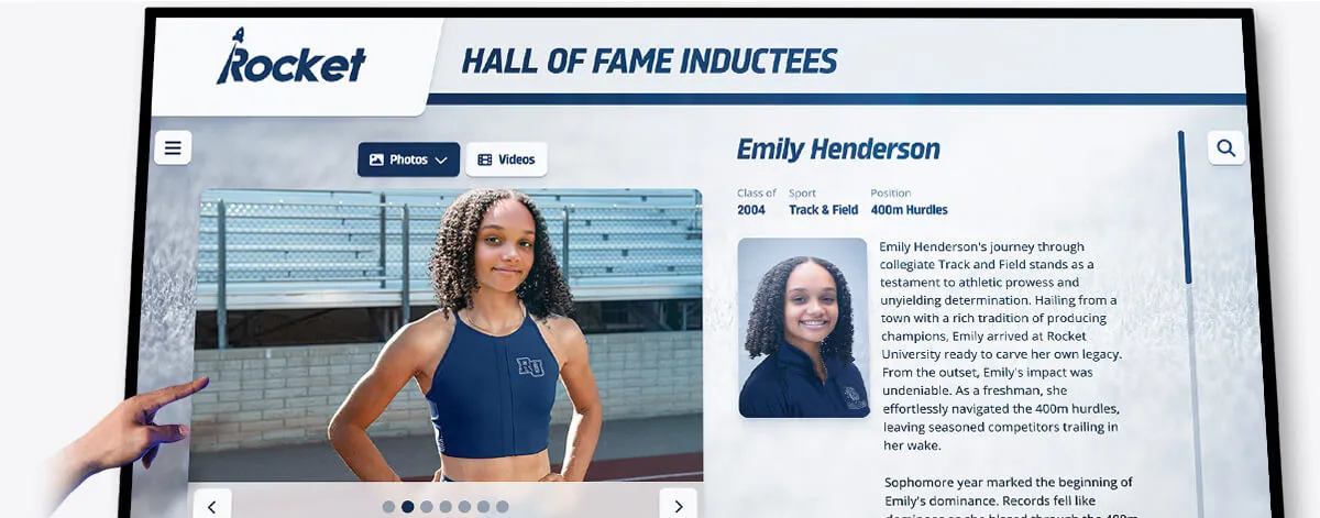 Track and field recognition